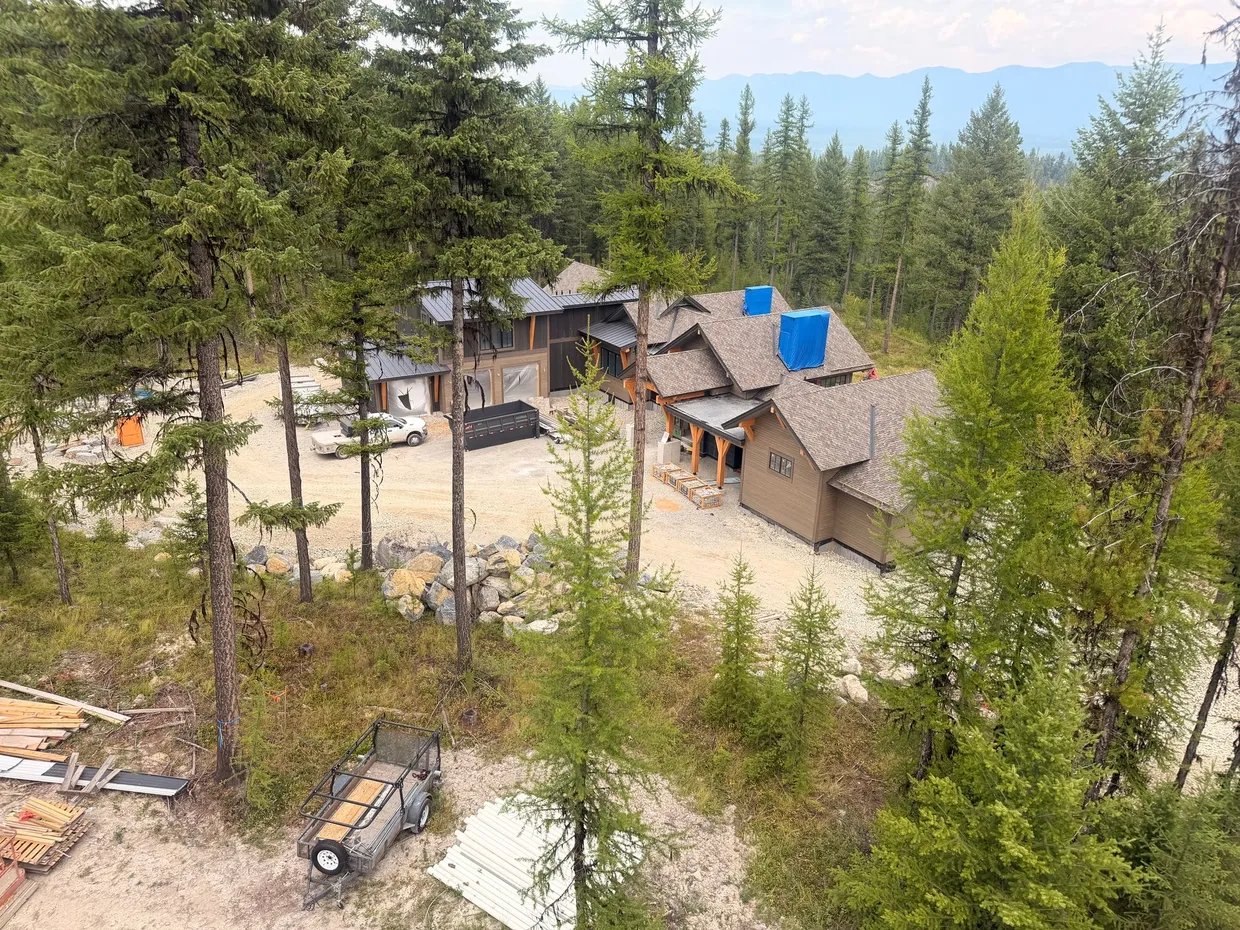 Morton's — framing by Glacier Basin Builders in The Homestead, Whitefish, MT