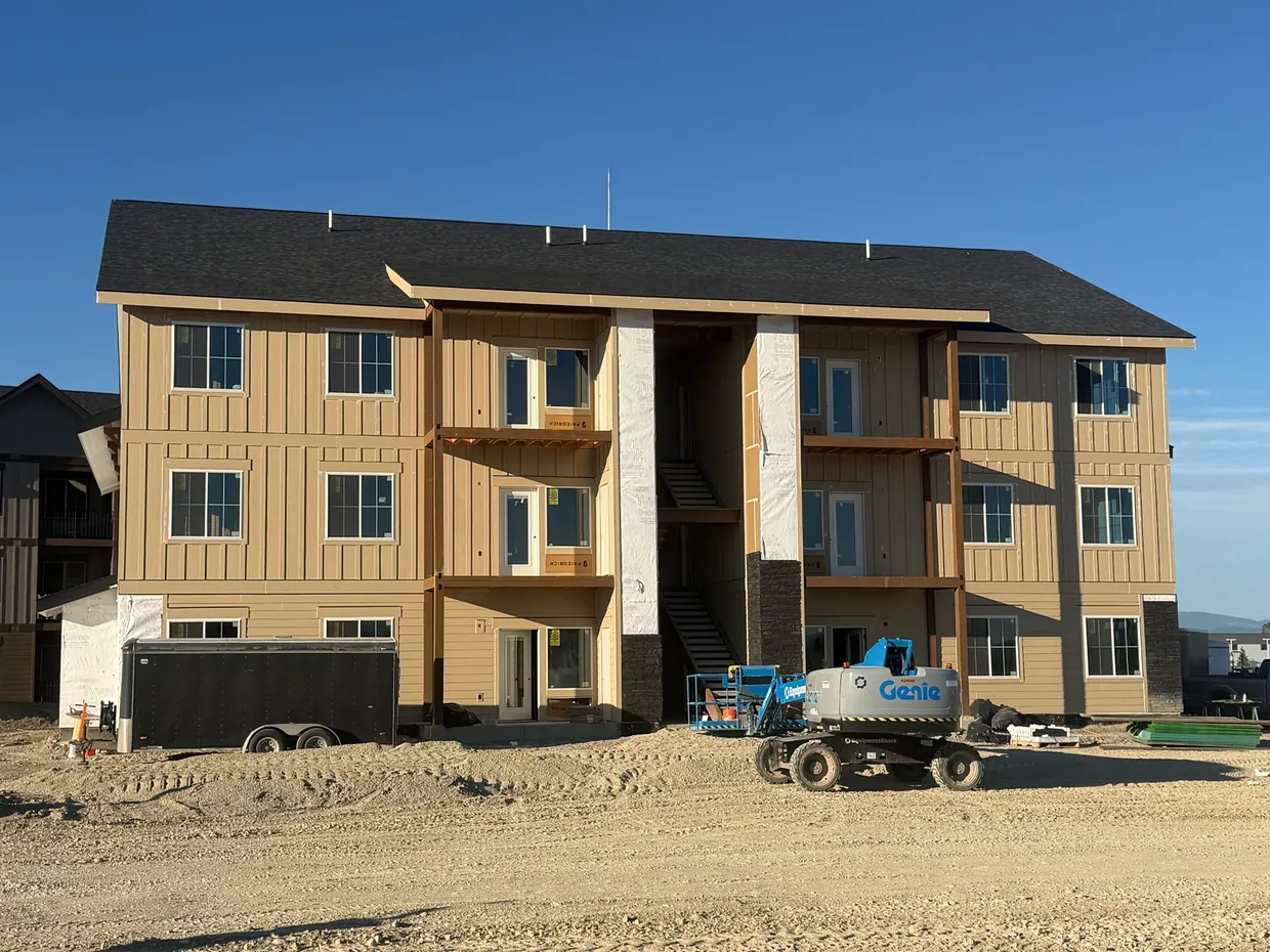 The 12plex — framing by Glacier Basin Builders in Flathead Valley, MT
