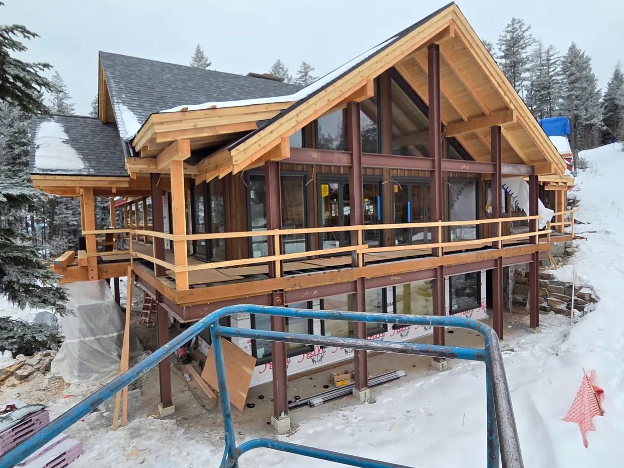 Big Mountain Remodel — framing by Glacier Basin Builders in Big Mountain, Whitefish, MT