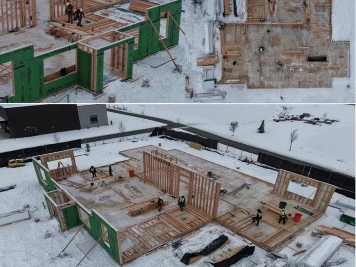 Brace Place Dental Office Framing — construction photo 8
