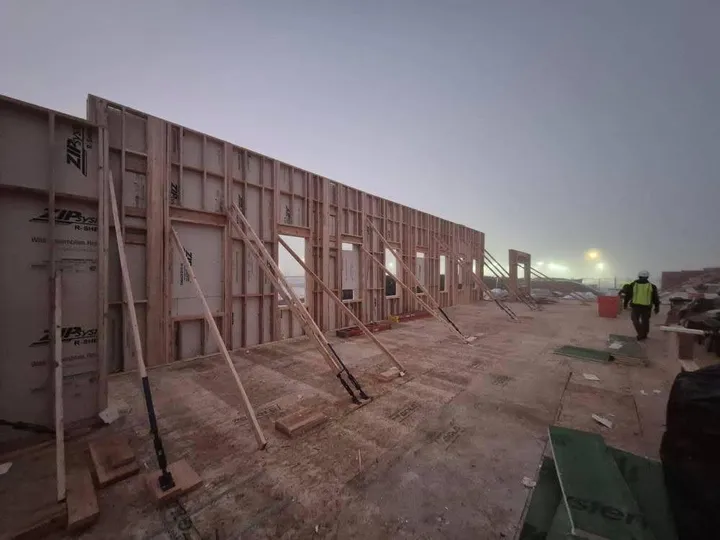 Brace Place Dental Office Framing — construction photo 9