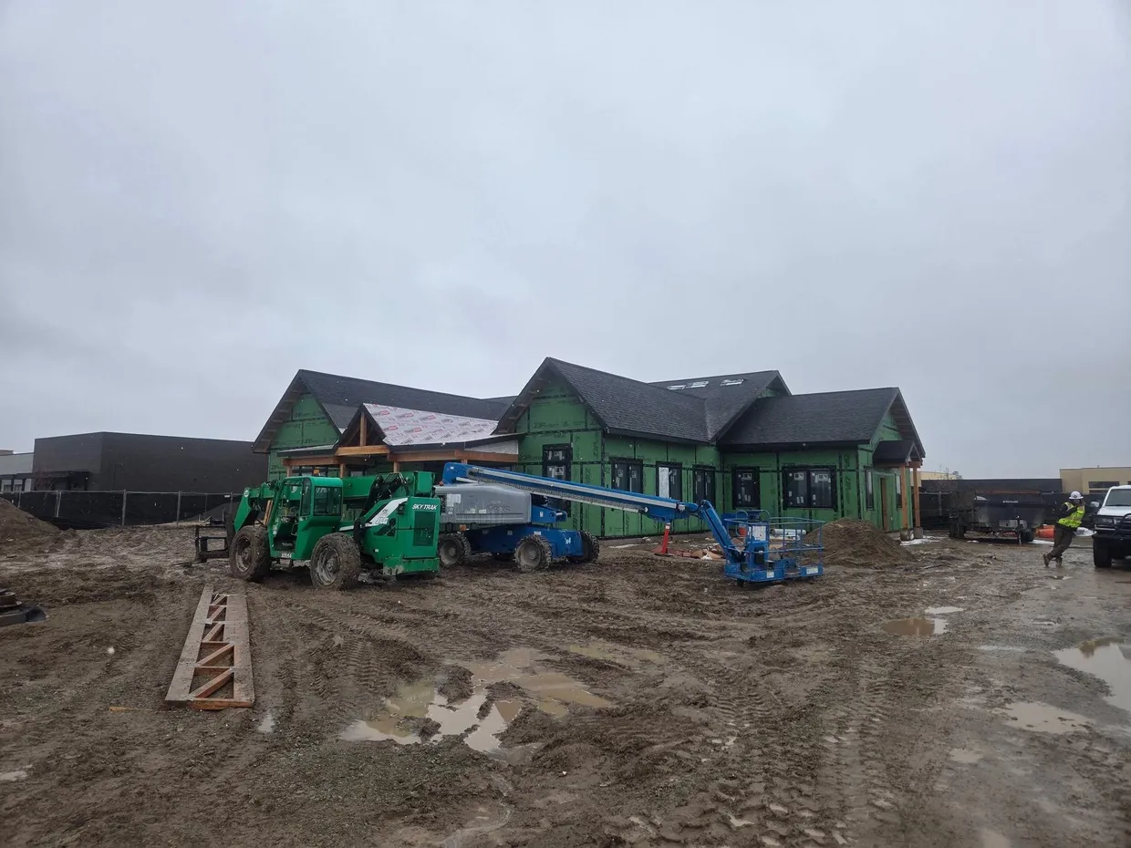 Brace Place Dental Office Framing — framing by Glacier Basin Builders in Flathead Valley, MT